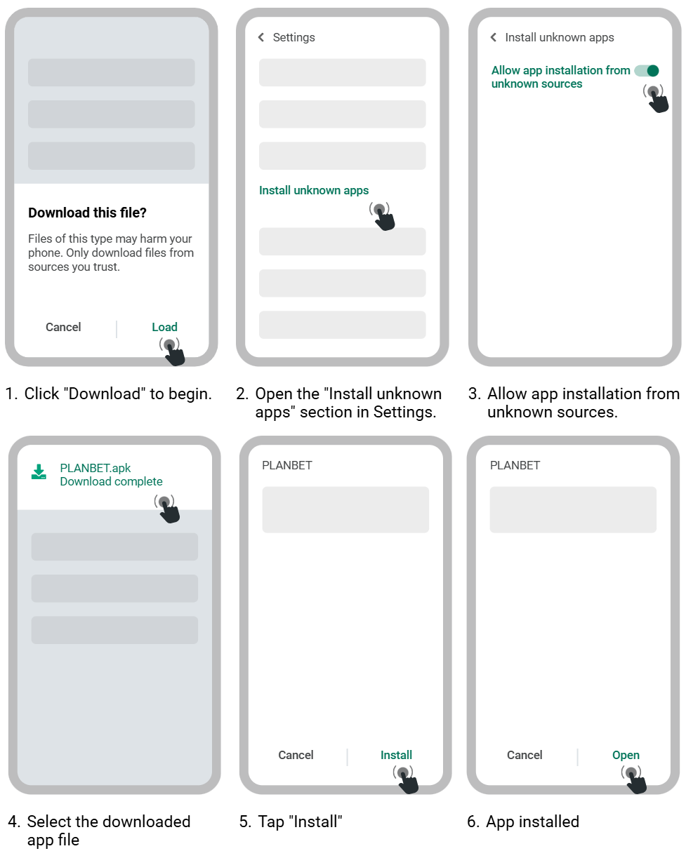 How to install Android app